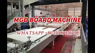 Fireproof Magnesium Oxide Board Machine Mgo Board Equipment Magnesium Sulphate Board Production Line