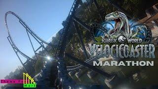 VelociCoaster Marathon! - Universal Studios Islands Of Adventure (4K HD POV) - January 2024