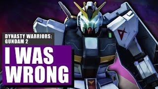 I was WRONG about the Dynasty Warriors: Gundam Games