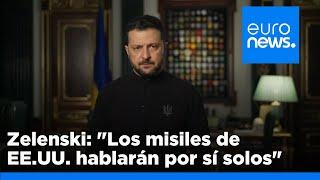 Zelenski, tras recibir luz verde de EE.UU. para usar sus misiles en Rusia: "Hablarán por sí solos"