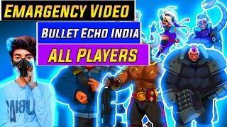 Bullet Echo India Emergency Video | Most important video Bullet Echo India