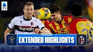 Lecce vs. Bologna: Extended Highlights | Serie A | CBS Sports Golazo