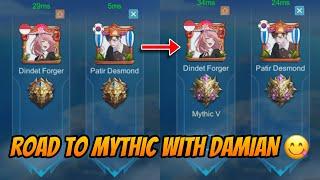 DETIK DETIK KE MYTHIC LAST GAME BANTUIN PATIR!!!