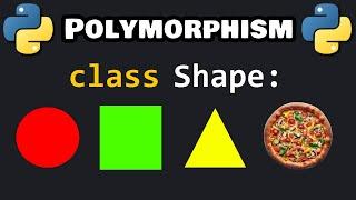 Learn Python POLYMORPHISM in 8 minutes! 