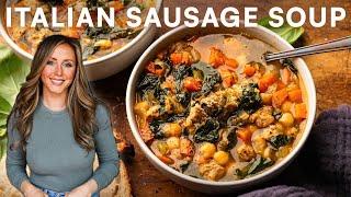 The Most Delicious Italian Sausage Soup