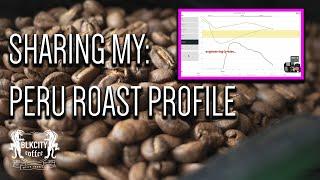 Sharing my roast profile: Organic Peru Cajamarca Washed - blkcity coffee vlog