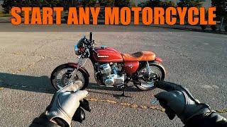 How to Start A Motorcycle, New or Old