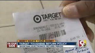 Target has a tough return policy