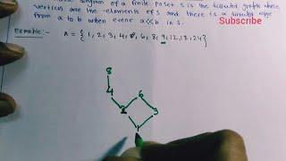 Hasse Diagram with Example (Discrete Mathematics) Order relation & Lattice