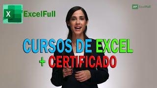 Cursos de EXCEL con EXCELFULL // con CERTIFICADO