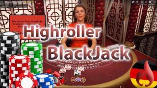 Live BlackJack €1000 per Hand | Der CasinoTester Highroller