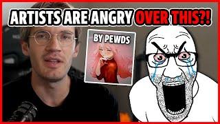 Pewdiepie's Art Sparks Outrage