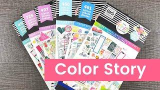 The Happy Planner COLOR STORY sticker books EXPLAINED