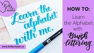 Learn the Alphabet with Brush Lettering