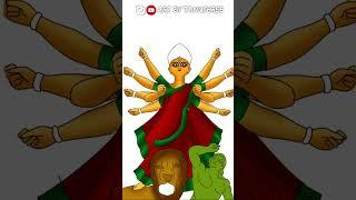 #durga #mahalaya #drawing #durgamaa #durgapuja #agomoni #art #shorts #painting #puja #navaratri