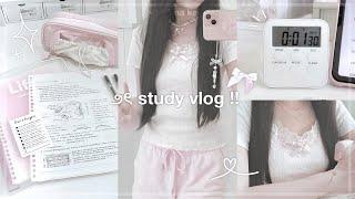 STUDY VLOG ep. 2  | how I stay motivated, study tips + note taking, jeulia haul | jorgina kei