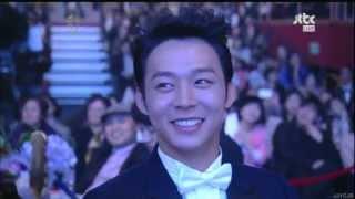 120426 JYJ 유천 Yuchun 2012 백상 part 3/4 박성광 언급 Park SungGwang