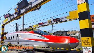 【電車 新幹線】踏切動画 65【鉄道】JR東日本 秋田新幹線 田沢湖線 こまち The Shinkansen