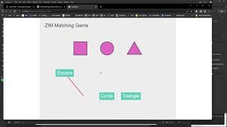 Matching Game made with ZIM - demo inside Adobe Animate