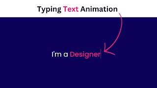 Multiple Text Typing Animation Using HTML and CSS Tutorial | Free Source Code