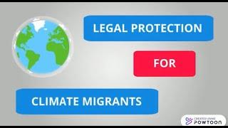 Legal Protection for Climate Migrants