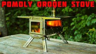 Pomoly Oroqen Wood Stove - Portable Wood Stove For Tiny Homes And Van Life