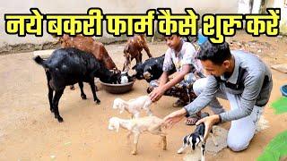 नये बकरी फार्म शुरु कैसे करें?।। How to Start "Goat Farm"। Naye Bakri Farm shuru kaise karen