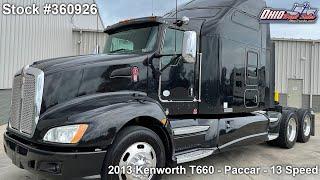 2013 KENWORTH T660 - 360926 - SOLD