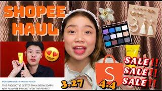 Shopee haul 3.27 and 4.4 sale budol! | Philippines | Shanice Ang