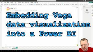 Embedding Vega data visualization into a Power BI report using the Deneb custom visual