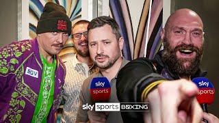 Touchdown Riyadh! Fury and Usyk arrive for fight week 