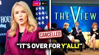 CANCELED! 'The View' Ends After Karoline Leavitt's Shocking Live Comments!