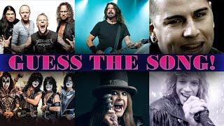 ROCK Quiz, but you won't get them all!  | MUSIC QUIZ | Guess the song