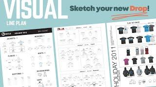 Using a Quick Visual Line Plan | Clothing Brand or Merch