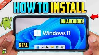 HOW TO INSTALL WINDOWS 11 ON ANDROID (NEW)