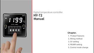 [HANYOUNGNUX] Digital temperature controller HY-72_English