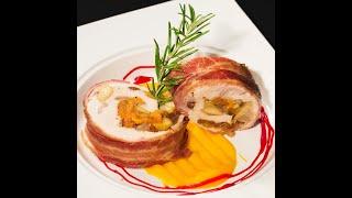 Pork Tenderloin Stuffed with Apples and Dried Fruits