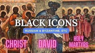 ICONS DEPICTING ''BLACK'' SAINTS, COMPILATION VIDEO