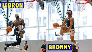 LeBron James, Bronny James & Bryce James WORKOUT TOGETHER!!! 