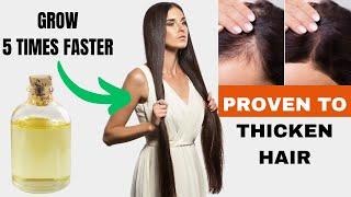 5 Times Your Hair Growth Proven method that works | CASTOR OIL for hair