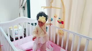 Baby Joanna playing in her crib #crib  #Shorts #baby #babyplaying #cutebaby