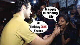 Holiday Actor Freddy Daruwala SWEET GESTURE Towards Media at 35th Birthday Bash