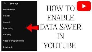 How To Enable "Data Saver In YouTube" || Rsha26 Solutions