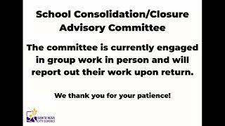 SRCS School Consolidation Advisory Committee - January 17, 2024