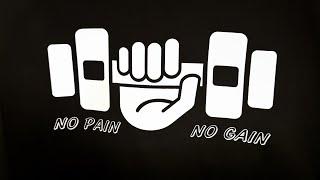 No pain no gain sweatshirt ️‍️ fashion  cricut projects  small business idea available on etsy