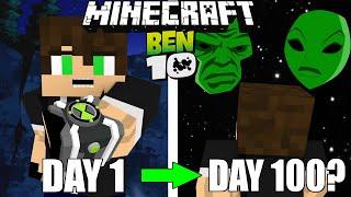 I Attempt to Survive 100 Days in Hardcore Minecraft as Ben 10... I Made A Mistake!!!