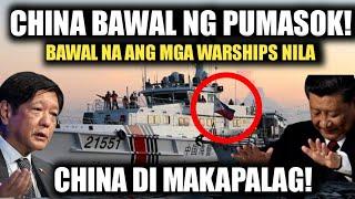 LAGOT KAYO! CHINA BAWAL NA PUMASOK ANG MGA WARSHIPS NILA! | sirlester