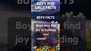 Facts About Girls & Boys Amazing Facts @HQ-factastic #shorts #girlsfact #boysfact#fyp