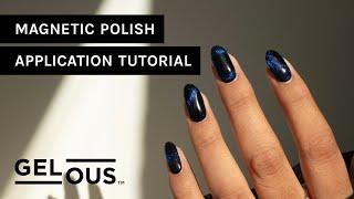 How To Use Magnetic Cat-Eye Polish In Multiple Ways | Application Tutorial | Gelous Gel Nail Polish