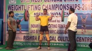 Clean and Jerk 2015 West Bengal State Weightlifting competition ( RINTU BHUINYA )